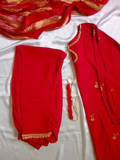 Red outfit for eid