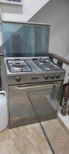 cooking range with gas oven