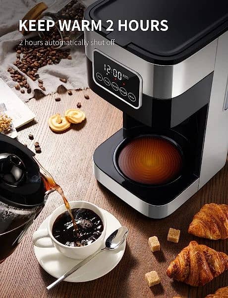 Amazon Branded SHARDOR Touch Screen Coffee Maker 4