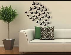 Butterfly Design Laminated wall art Pack 30