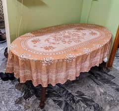 Wooden Dining table and 6 chairs, For Sale