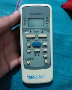 Orient 1.5 Ton Ac Remote