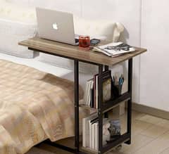 Wooden laptop site table for sofa and bed