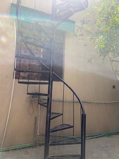 Backyard stairs