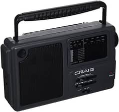 Craig Electronics USA Brand New Portable AM FM Radio With Weather Band