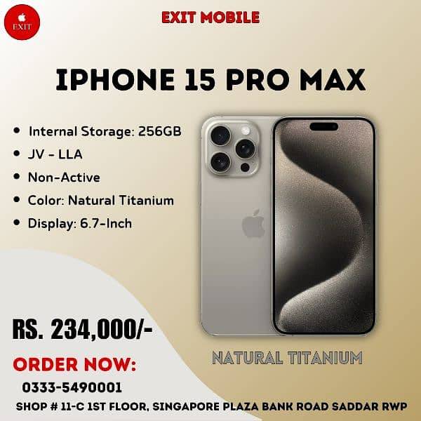 iPhone 15 Pro Max All Colors 0