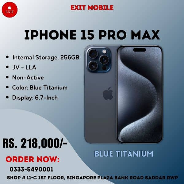 iPhone 15 Pro Max All Colors 1