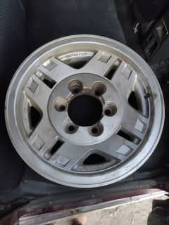 4 x Tyres Alloy Rims with 3 x used tyers R15
