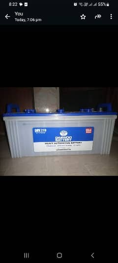 Daewoo battery for sale 210