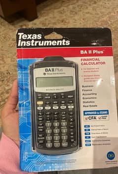 BA II Plus Texas Instruments Financial Calculator