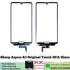Sharp Aquos R5 Front Original Touch OCA Glass