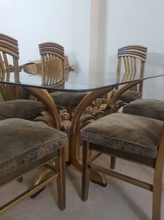 6 chairs dinning table set