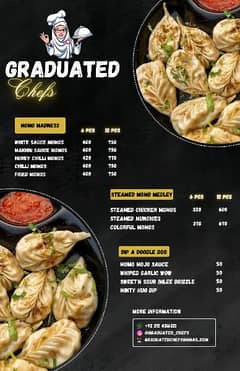 Freshly Cooked Momos (Graduated Chefs)