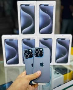 IPhone 15 Pro 256Gb JV Blue Non Active Non PTA Box Pack