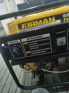 FIRMAN SPG6500E2 GASOLINE-DRIVEN GENERATOR