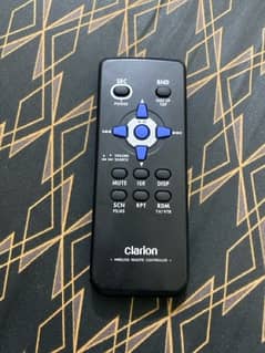 clarion music system remote