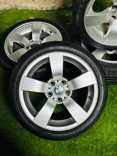 BMW Rims and Tyres 17 inch || 225-45-17 tyres