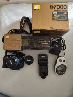 Nikon D7000 with Accessories and Lens