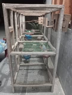 bird cage pijra 8 feet lamba 4  feet oncha or 2 feet chorha