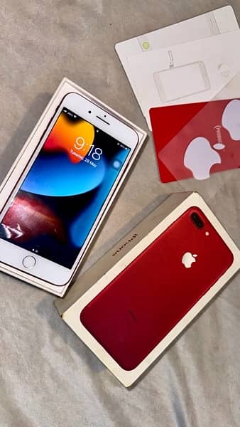 iphone 7plus 256gb (with box) pta approved 3