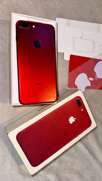 iphone 7plus 256gb (with box) pta approved 4