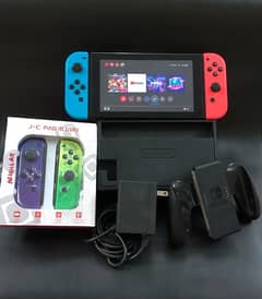 Nintendo Switch with accessories