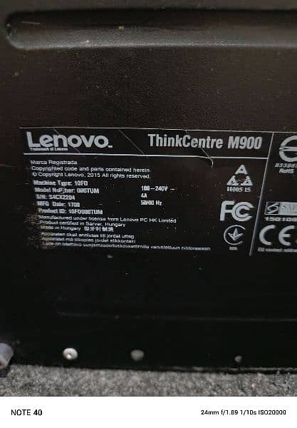 lenovo tawr pc  i7 6th generation 3