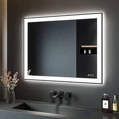 Vanity Copper Black 5mm Touch Led Mirror 40x40 (3.5ft x 3.5ft)
