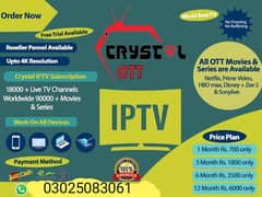 IPTV 24k+ Live Tv Channels Worlwide 4k Resulation 03025083061