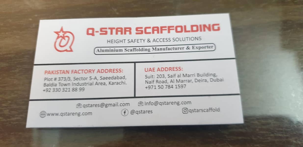 Aluminium Q-STAR Scaffolding Stairway DWst 2