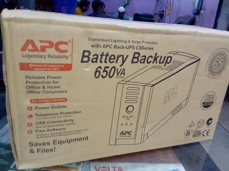 APC 650va ups  , for computer ,  Brand Apc 1