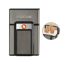 Cigarette Case with Rechargeable lighter