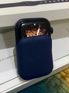 Apple watch series 6 44mm blue navy color with complete box
