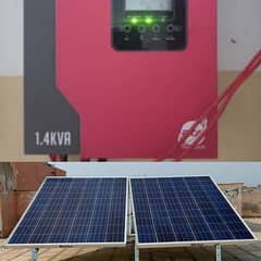 Fronus 1.4kva with 2 panels and batteries complete System