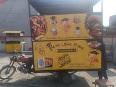 Food cart food stall food truck food on rickshaw