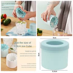 Silicone Ice Genie Ice Cube Bucket Drinkware Tools Accessories.