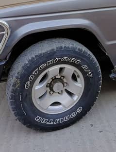 16" Alloy rims and 4 tyres for Prado, surf, pajero, land cruiser jeep