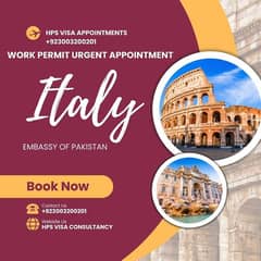 Italy walkin or Normal Appointments Are Available