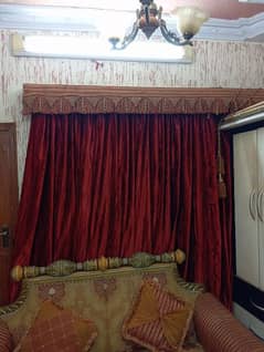 Velvet Curtains 2 Panel (Only Curtains)
