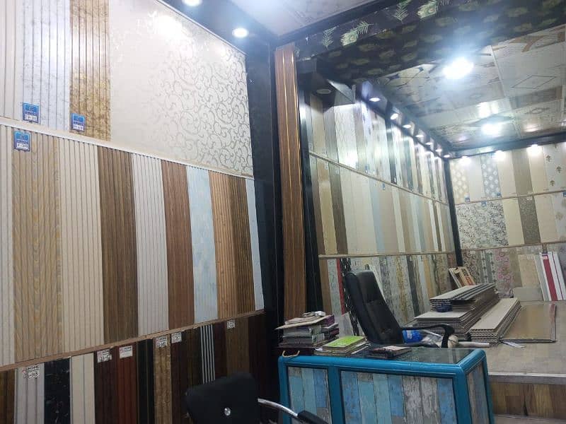 Pvc wall panels / Wpc panel/ wallpaper/ vinyl flooring /False ceiling 9