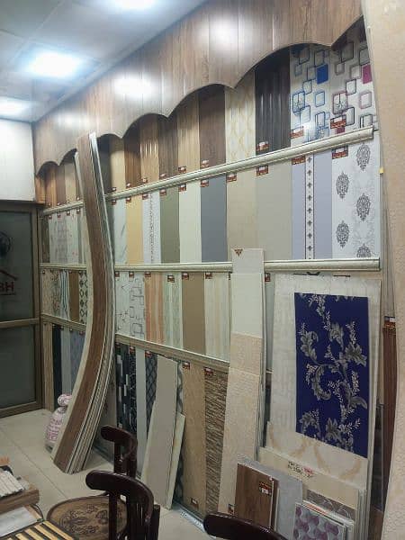 Pvc wall panels / Wpc panel/ wallpaper/ vinyl flooring /False ceiling 10