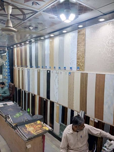 Pvc wall panels / Wpc panel/ wallpaper/ vinyl flooring /False ceiling 18