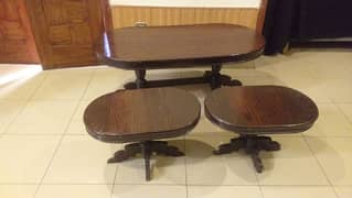 3 piece Wood Table