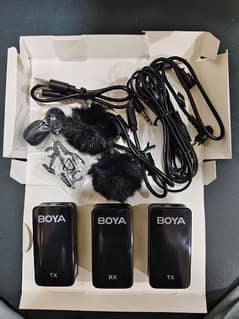 Boya  By-XM6 S2 Ultracompact 2.4 Ghz Dual Channel Wireless Microphone