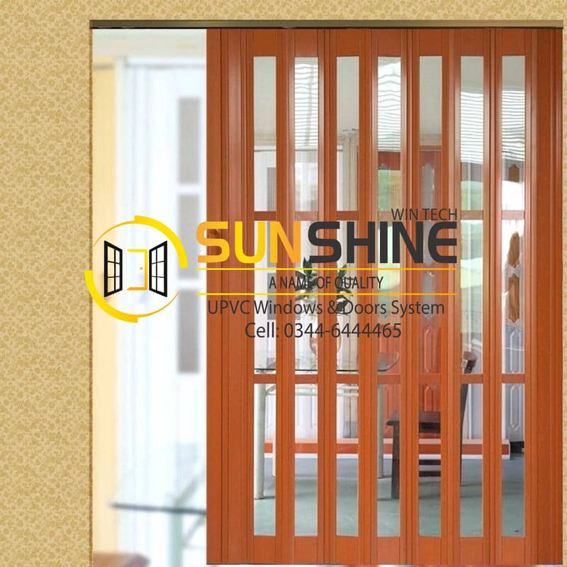 Create Flexible Spaces with Sunshine Wintech's PVC Shutter Doors 2
