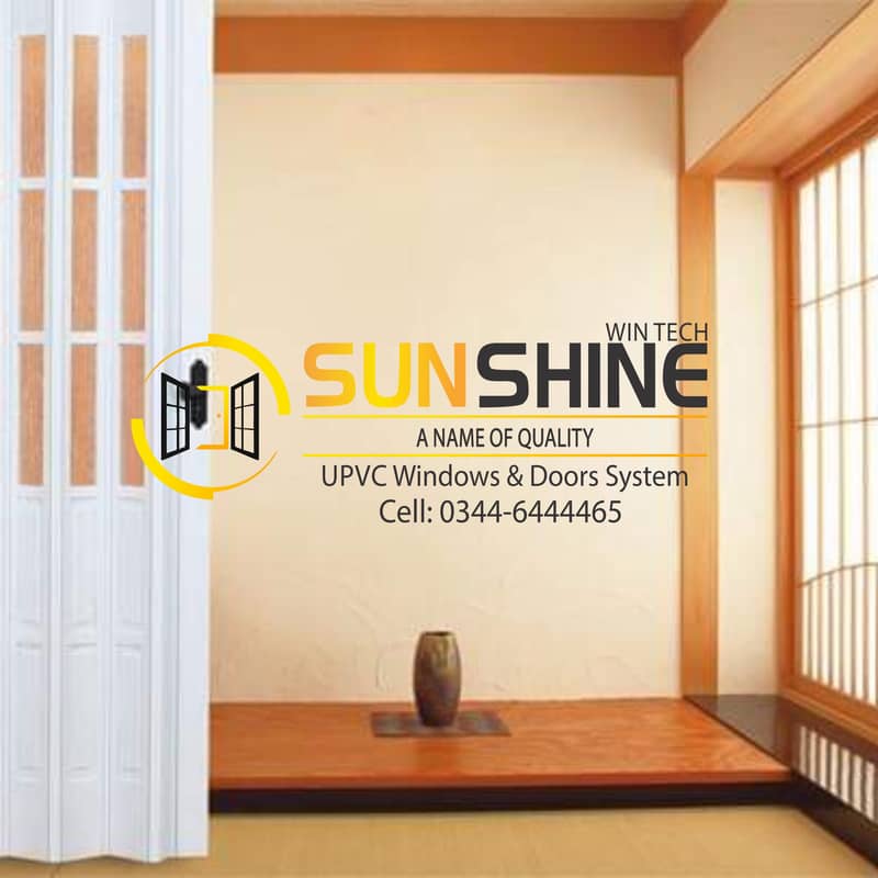 Create Flexible Spaces with Sunshine Wintech's PVC Shutter Doors 5