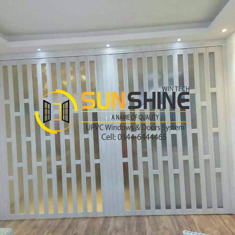 Create Flexible Spaces with Sunshine Wintech's PVC Shutter Doors 19