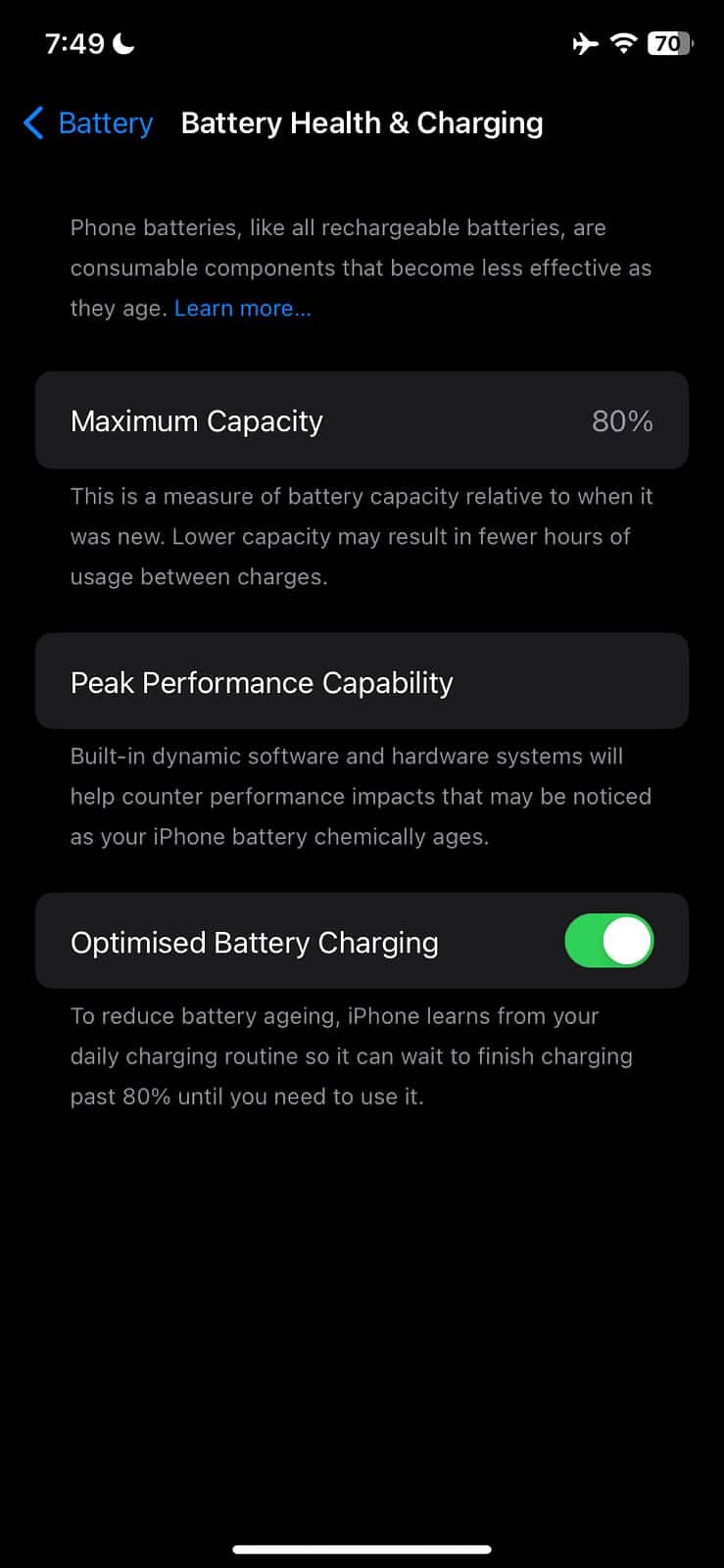 Apple iPhone 11 Battery Health 80 Waterproof Non-PTA 8