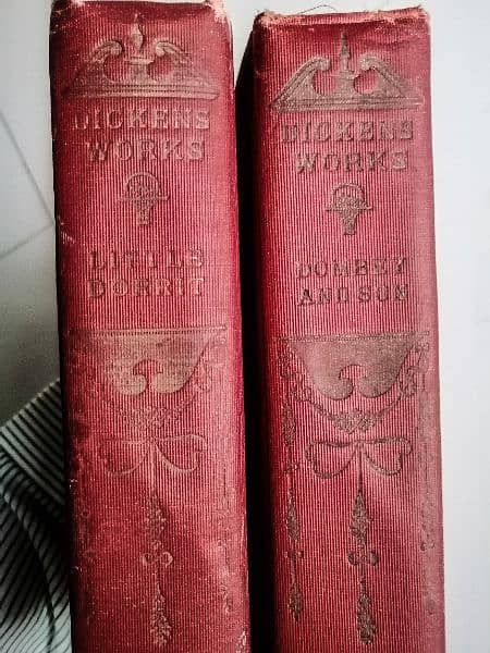 Antique books of Charles Dickens 1