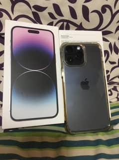Iphone 14 pro max with box (Iphone) Non Pta. {Mobile)